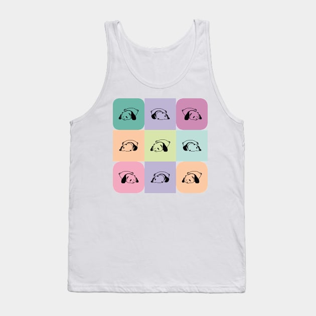 Pop Art Panda Tank Top by urrin DESIGN